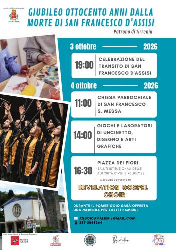 GIUBILEO 800 ANNI DALLA MORTE DI SAN FRANCESCO D'ASSISI